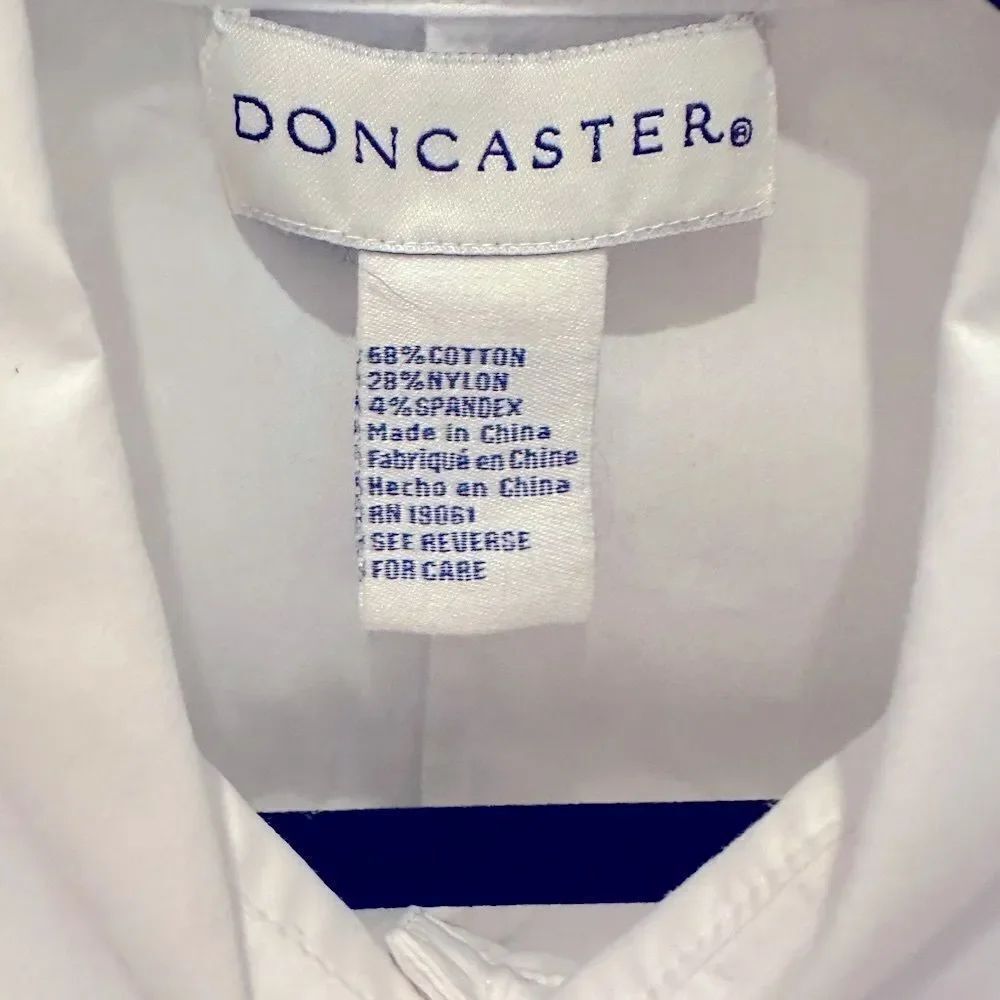 Doncaster White Button-Up Blouse - Picture 5 of 10